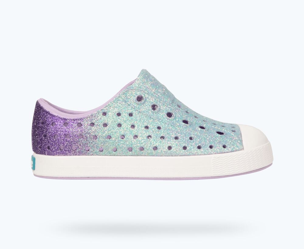 Native Shoes Bio-Based Glitter Shoes - Jefferson Bling Child