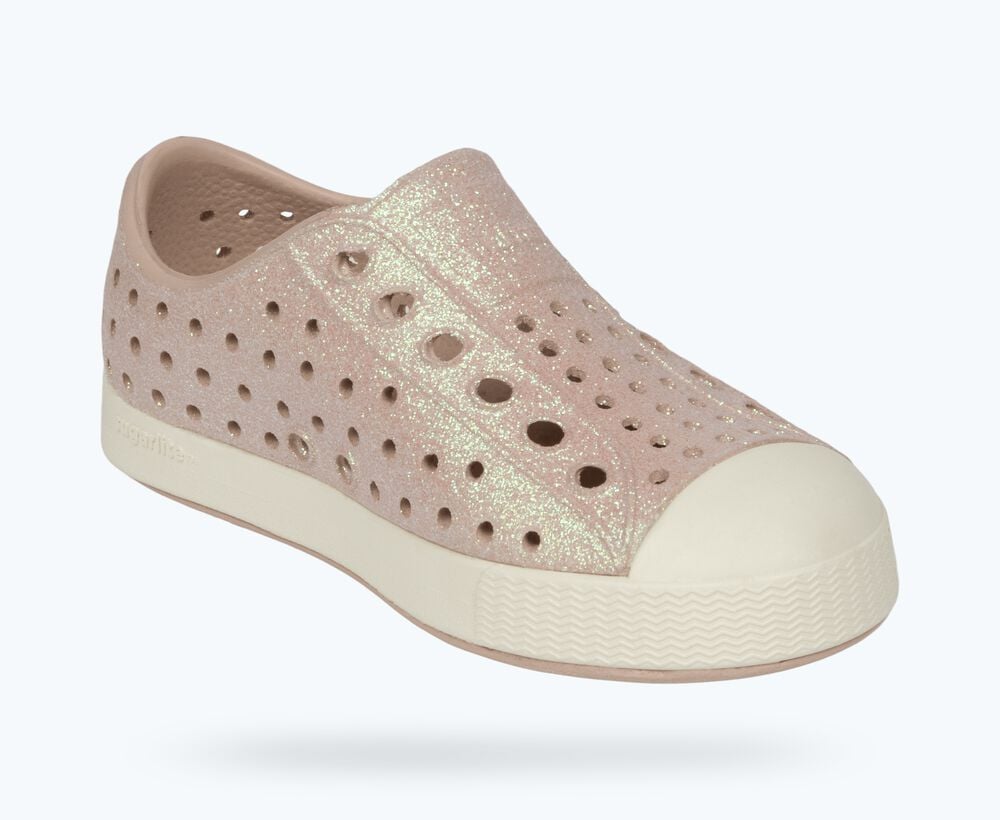 Native Shoes Bio-Based Glitter Shoes - Jefferson Bling Child